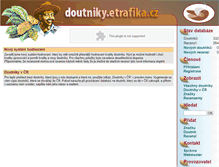 Tablet Screenshot of doutniky.etrafika.cz